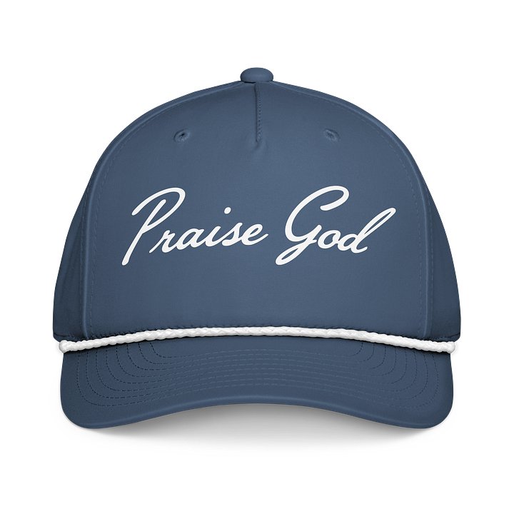 PRAISE GOD ESSENTIAL GOLF ROPE HAT - LIGHT BLUE product image (1)