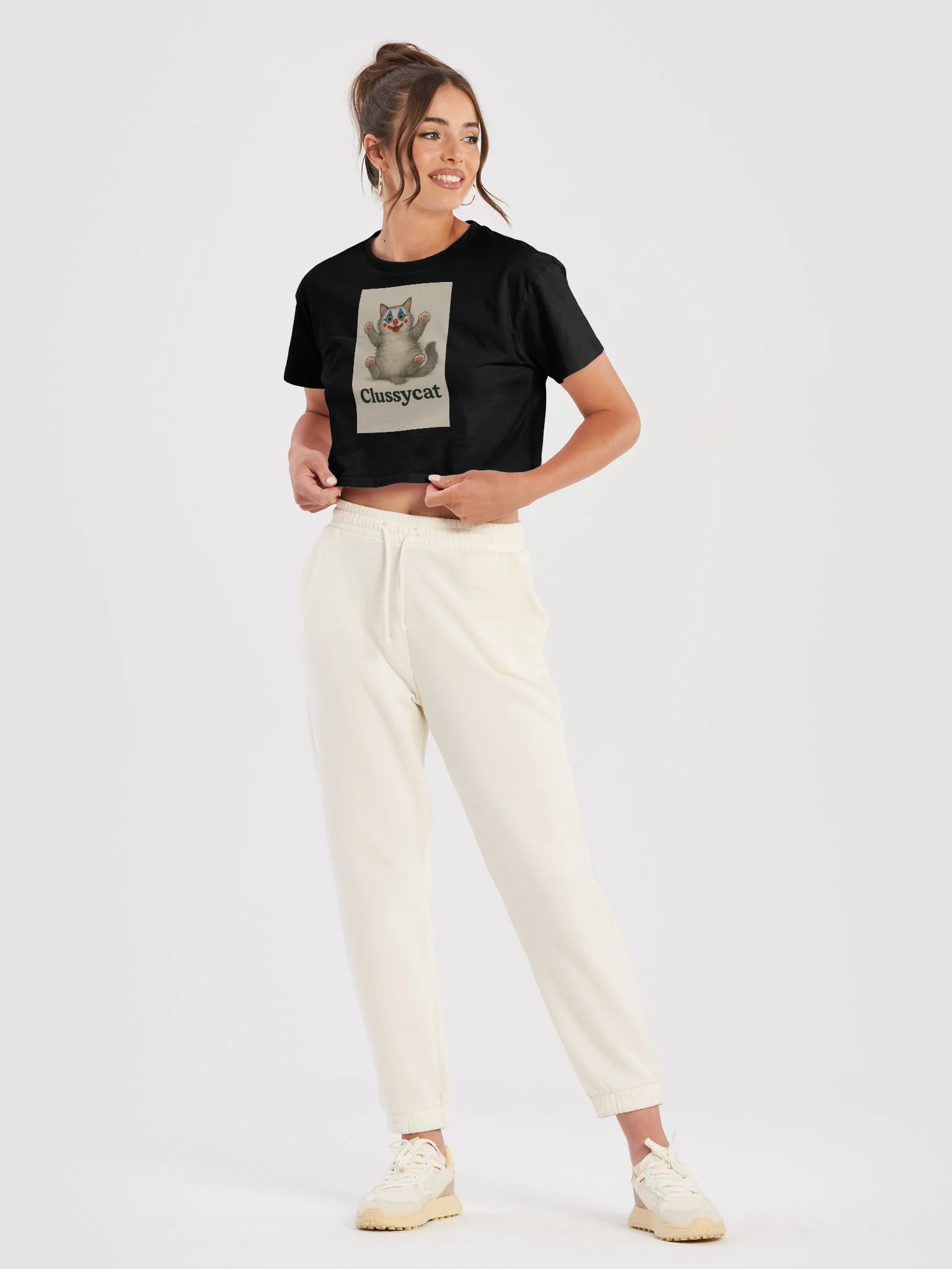 Clussycat Crop Tee Shirt product image (3)