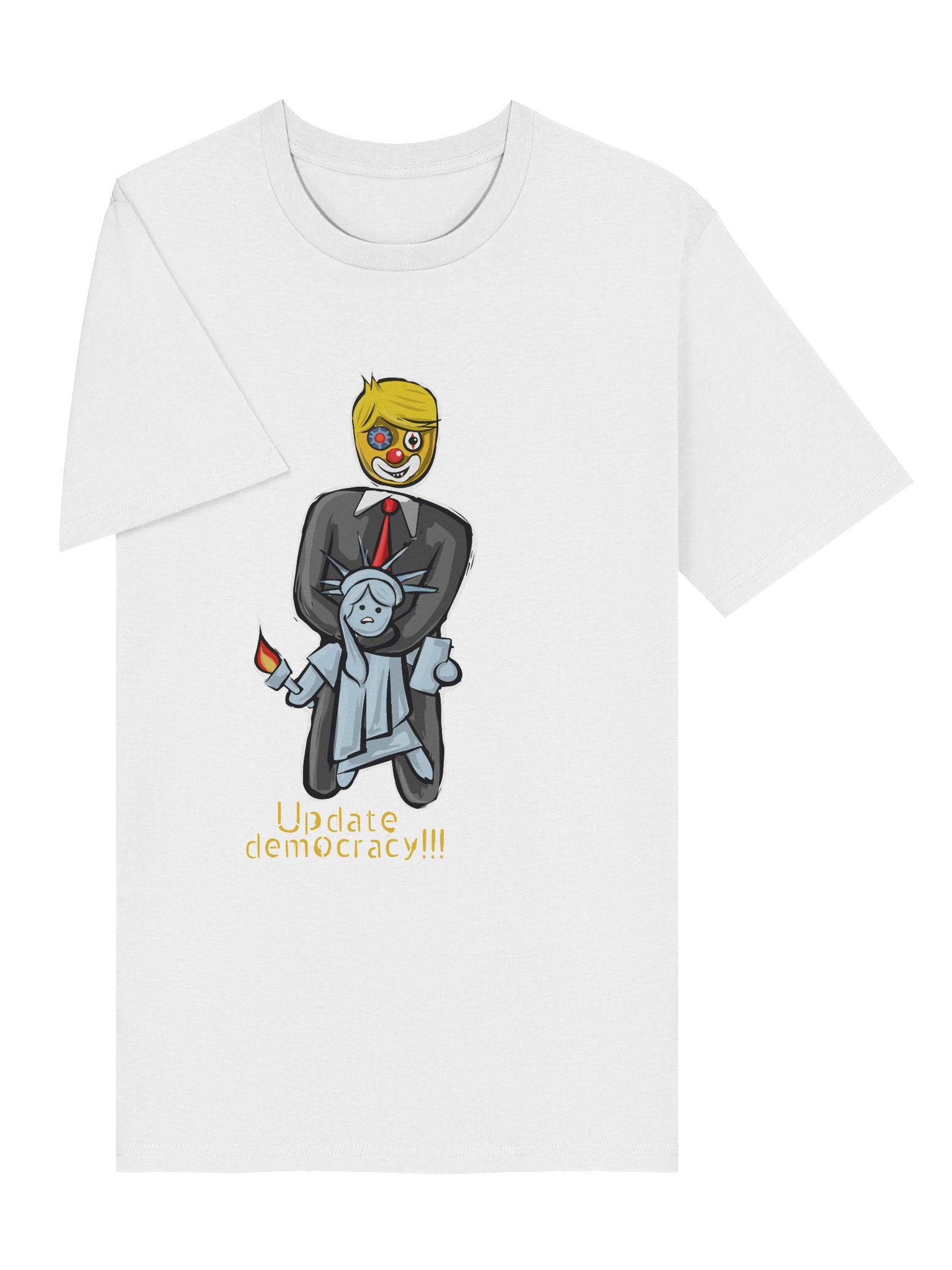 Trump strangeling the statue of liberty product image (5)