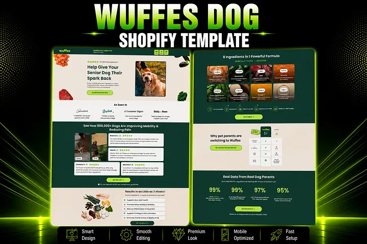Wuffes Dog Gempages Template product image (1)