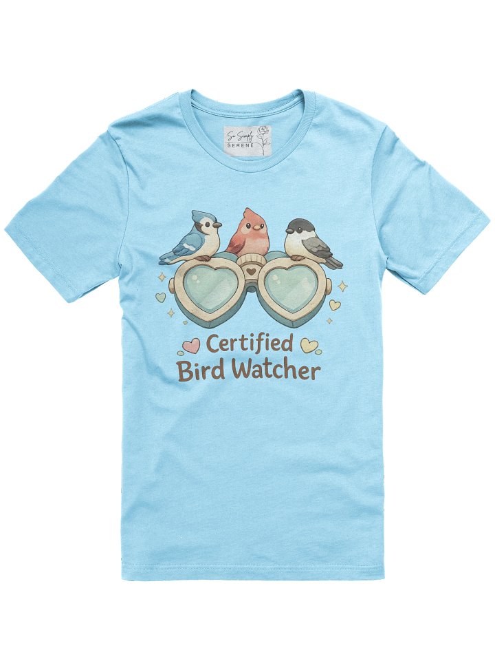 Certified Bird Watcher Tee — Forest Friends Collection product image (1)