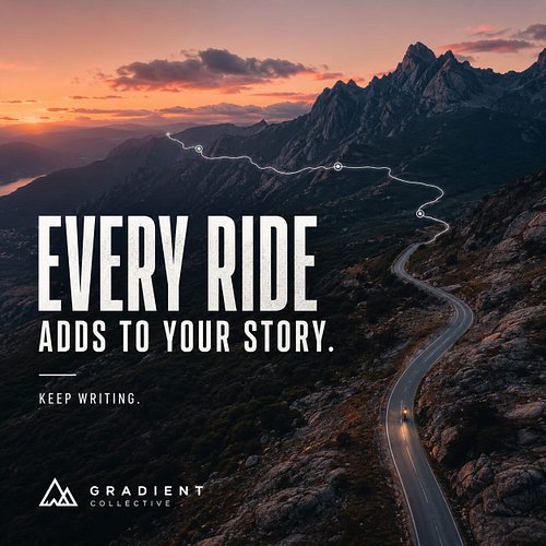 The First Climb.
The Hardest crash.
The feature you finally cleared.

The ride you will never forget.

Every Mile adds someth...