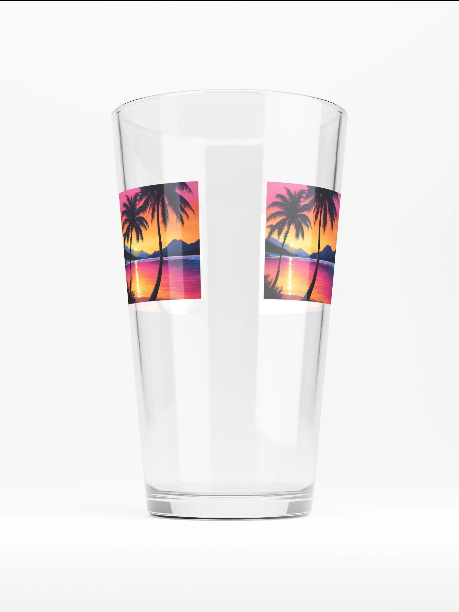 Palm Tree Beer Glass product image (2)