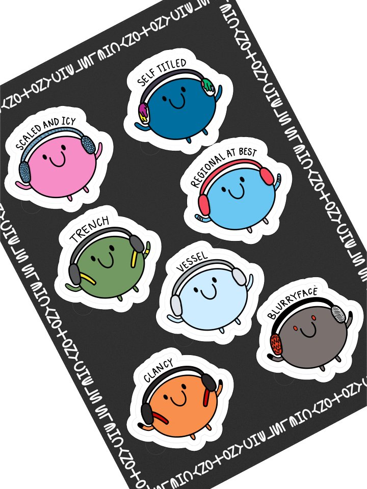 Music Monday S2 Sticker Sheet product image (1)