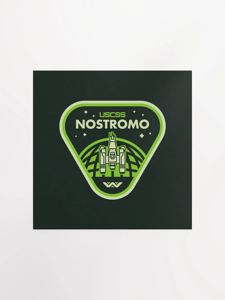 'USCSS Nostromo' Mission Patch Art Print product image (2)