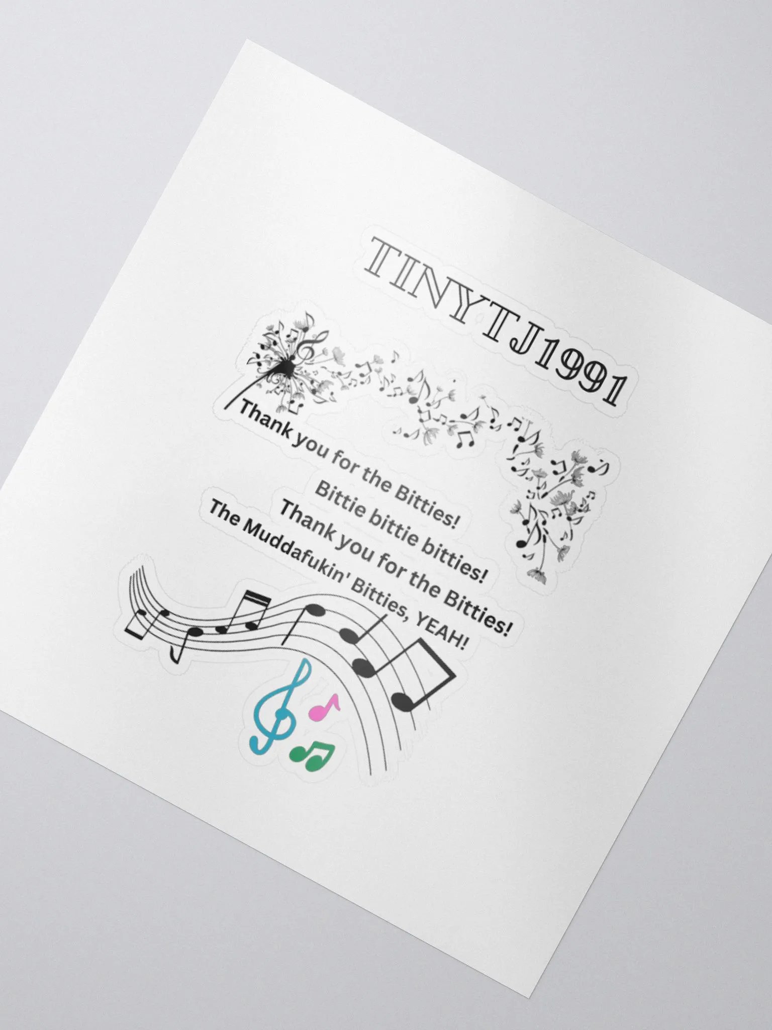 Bittie Song Sticker product image (2)