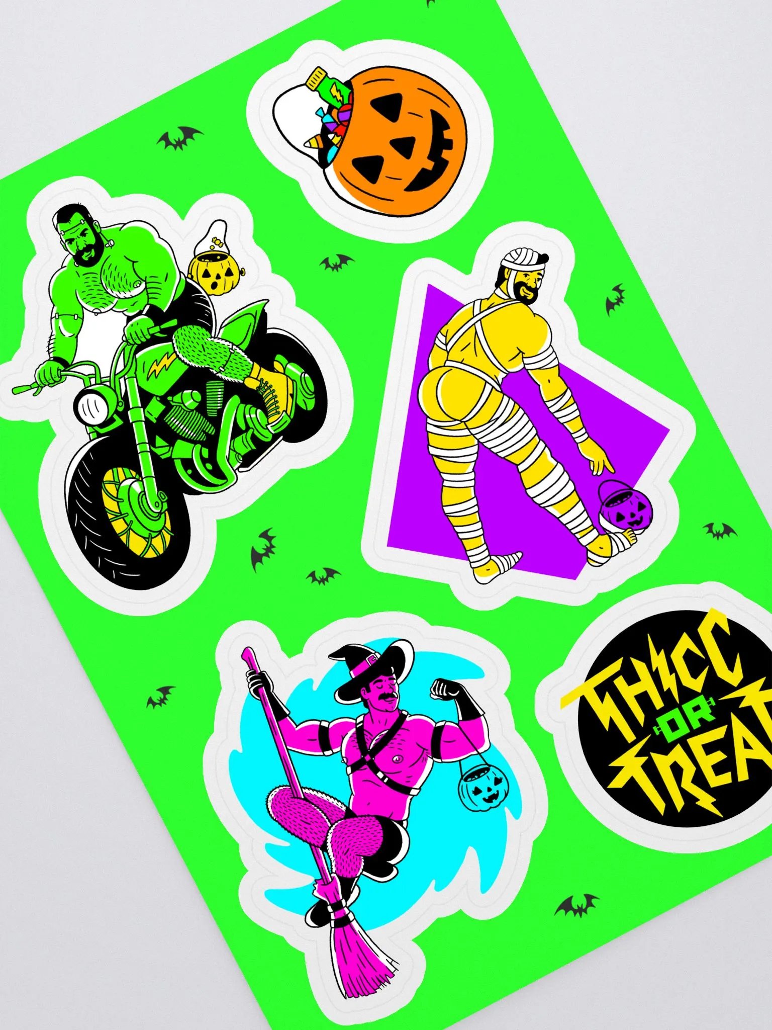 THICC or TREAT 2024 Sticker Sheet 1 product image (3)