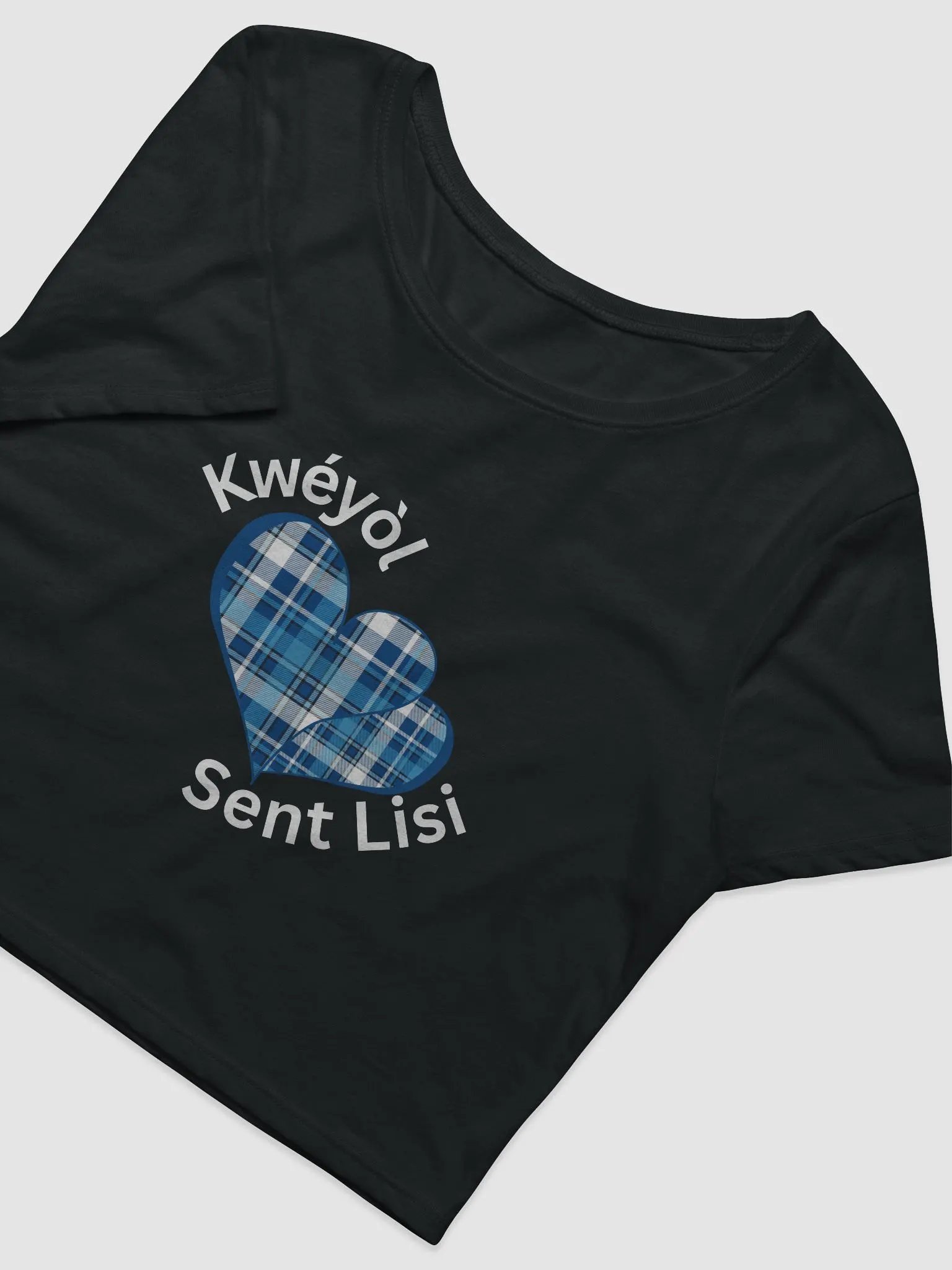Madras Hearts Crop Tee product image (4)