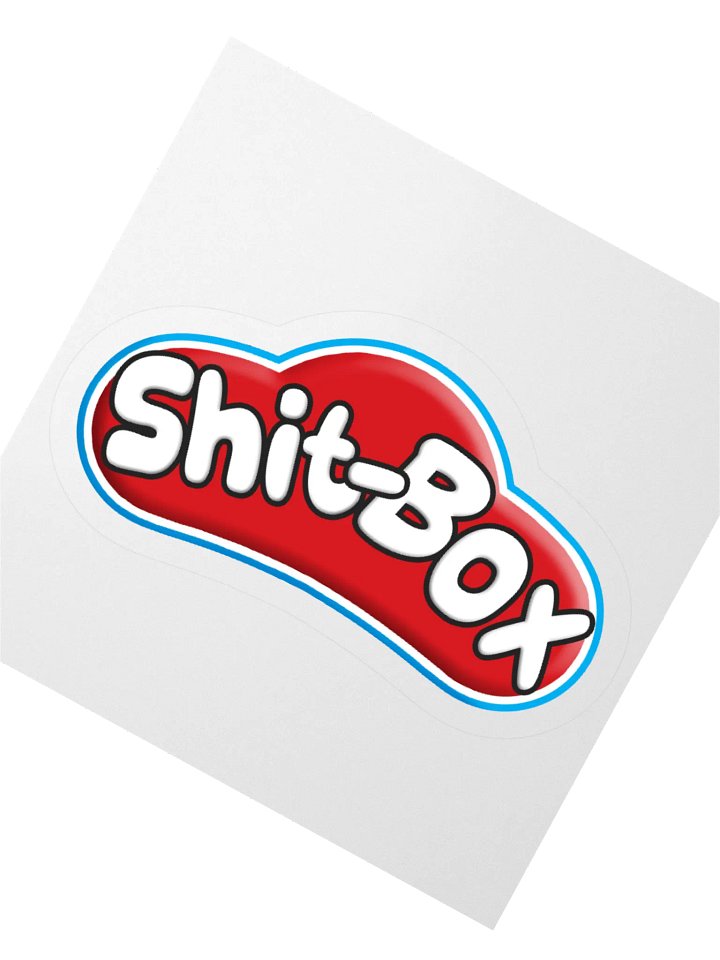 SHIT-BOX STICKER (SINGLE) product image (2)