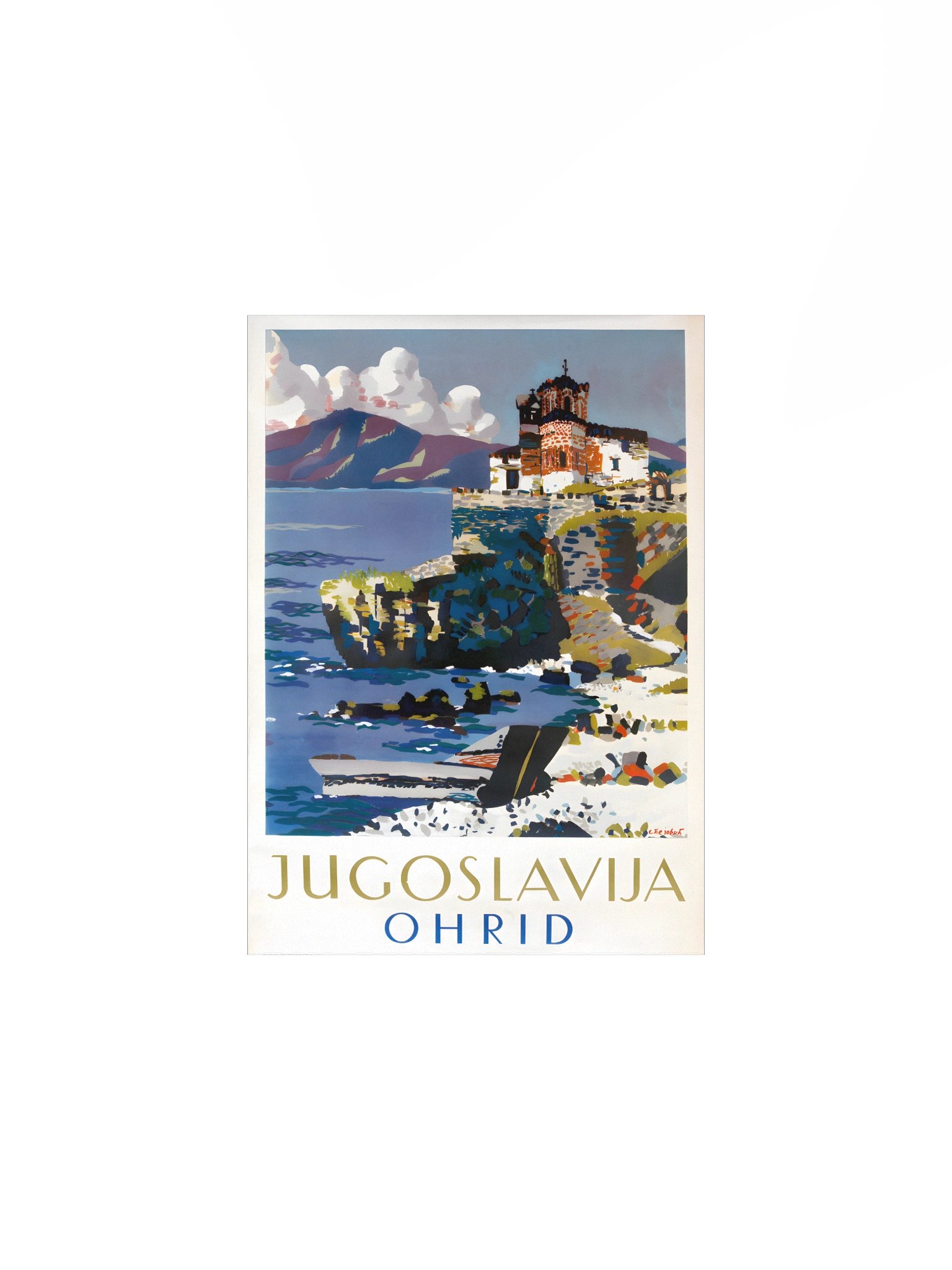 YUGOSLAVIA TOURISM POSTER #4 product image (3)