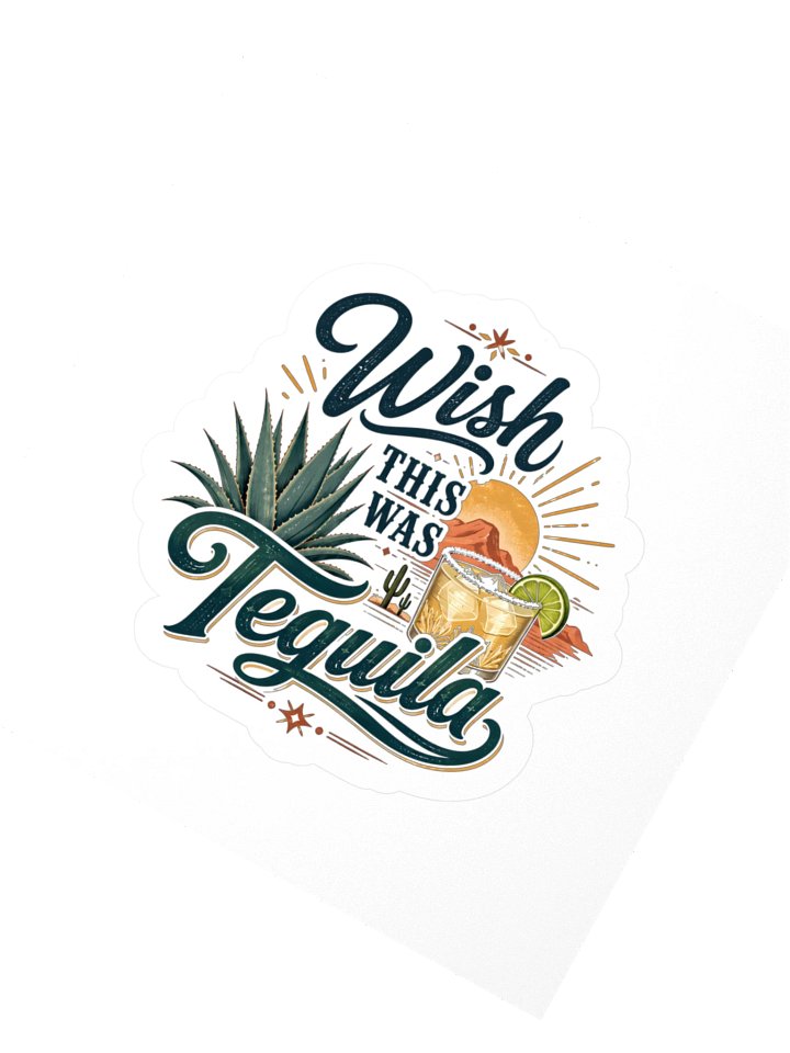 Wish This Was Tequila Sticker product image (2)