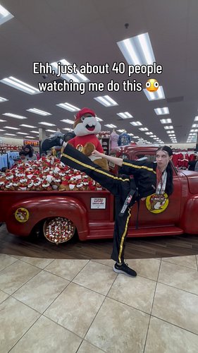 Anything for the gram… 💀🤩

#karate #bucees #funny #blackbelt #femalemartialartist