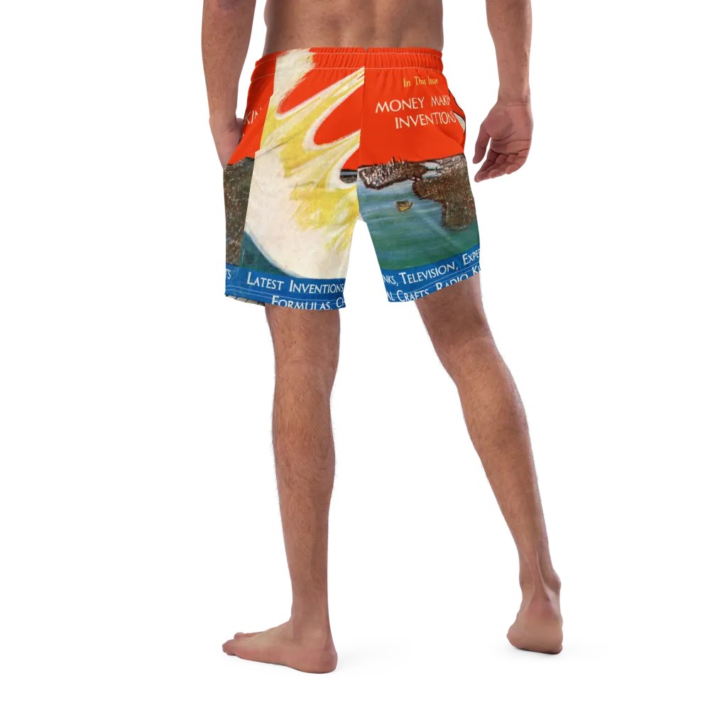 Retro Aero-Mechanics Swim Trunks product image (12)