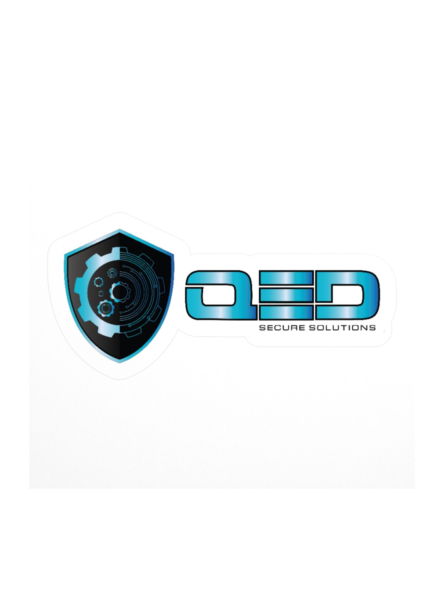 QED Secure Solutions Sticker product image (1)