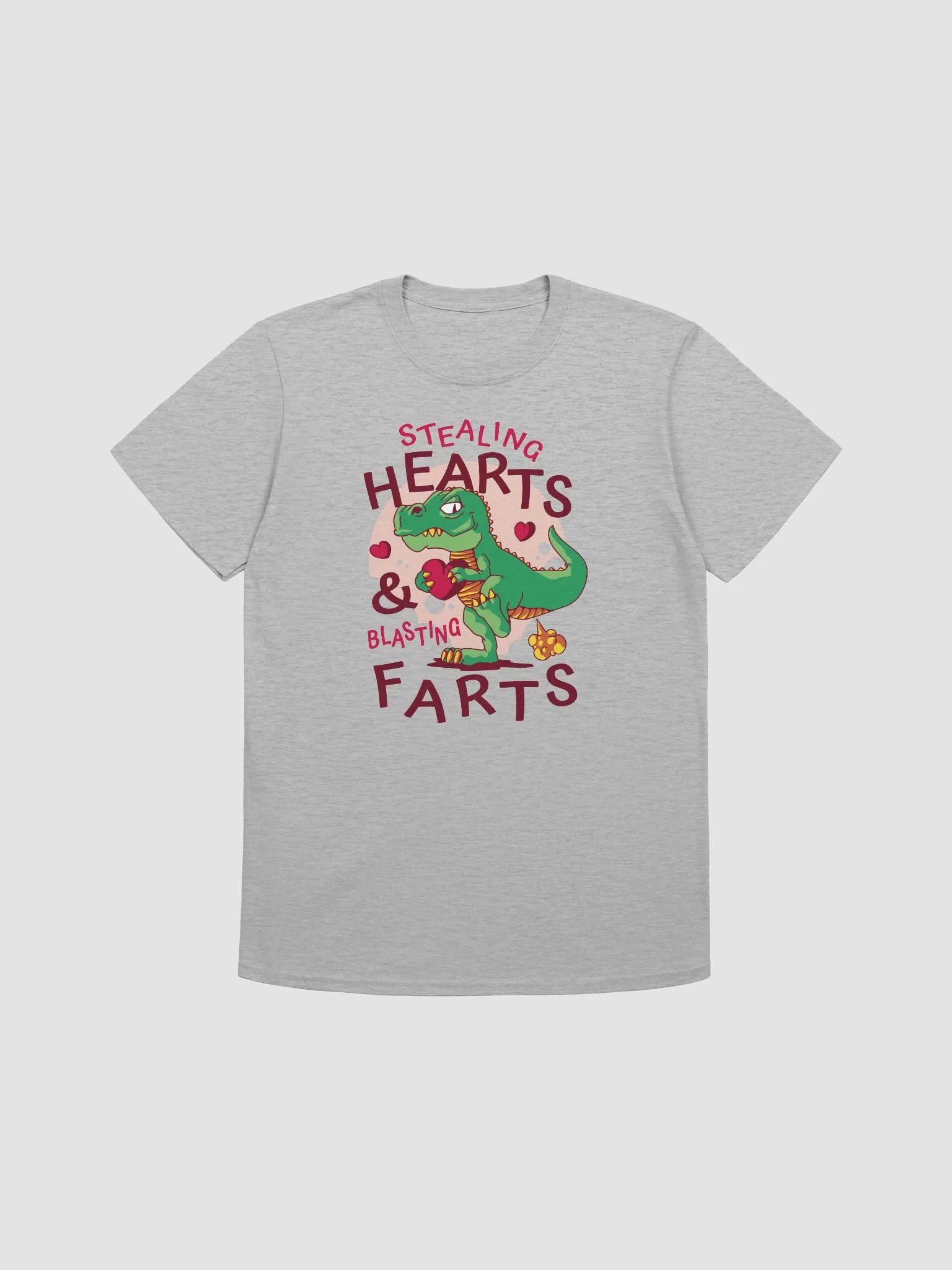 Mischievous Dino Heart Stealer T-Shirt product image (2)