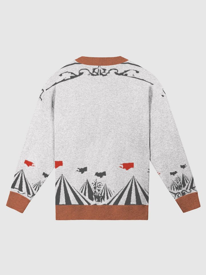 Let the world burn | Knitted Crewneck Sweater Relaxed Fit by Knitwise product image (2)