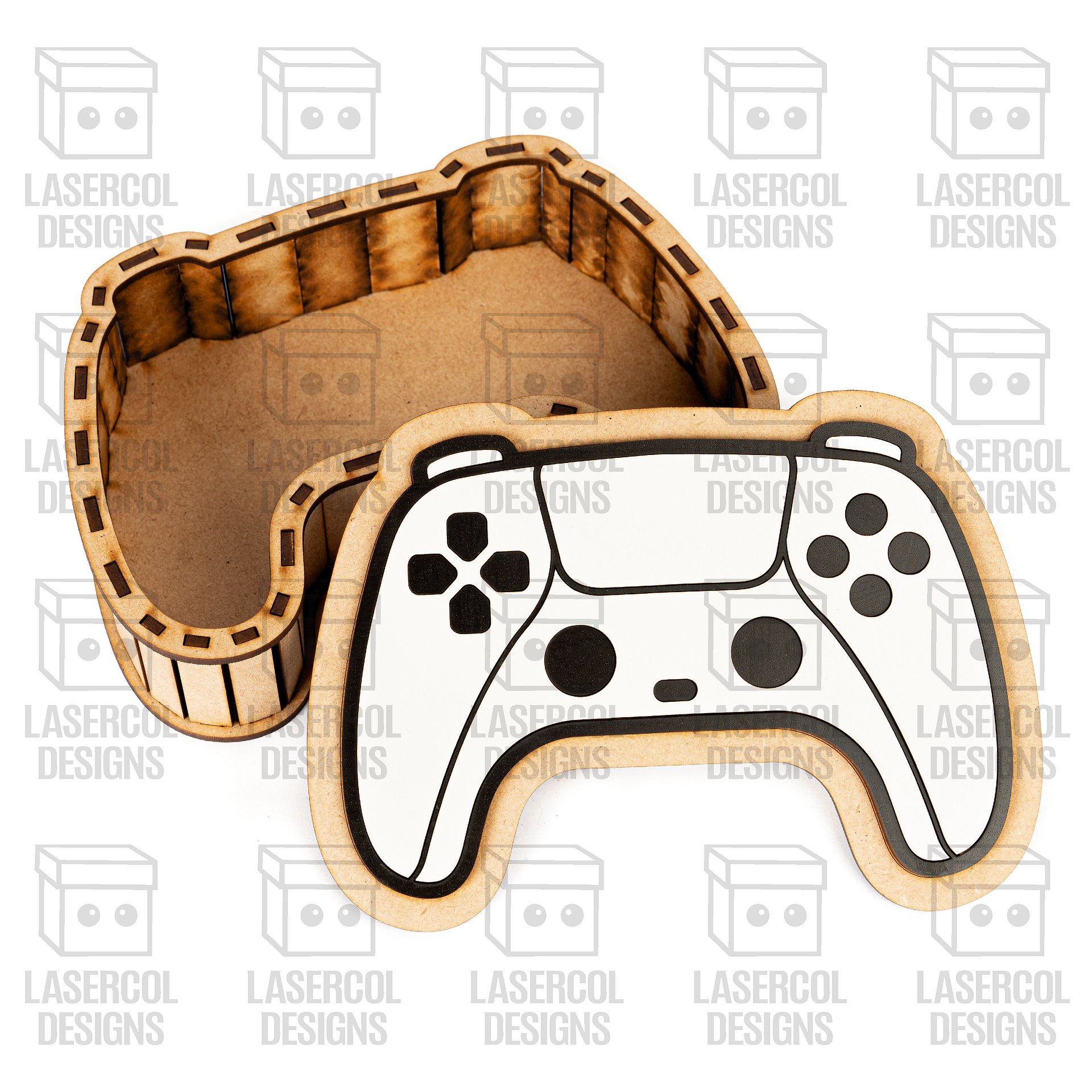 Controller Shaped Boxes Bundle (Set 1-2) - Laser Cut Files product image (8)