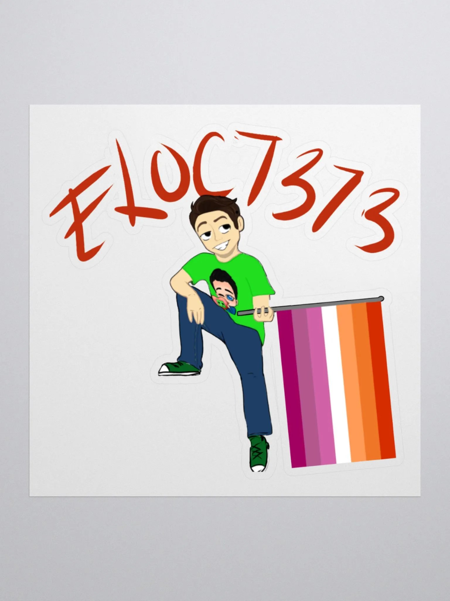 Lesbian Eloc Logo Sticker product image (1)