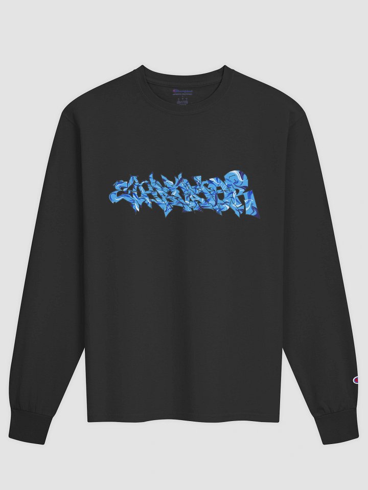 Blue Graffiti Champion Long Sleeve product image (1)