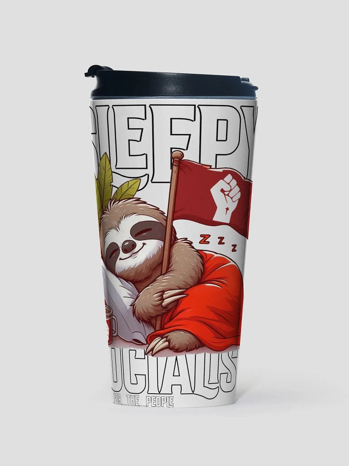 Pris- Sleepy Socialist Travel TRAVEL TUMBLER product image (1)