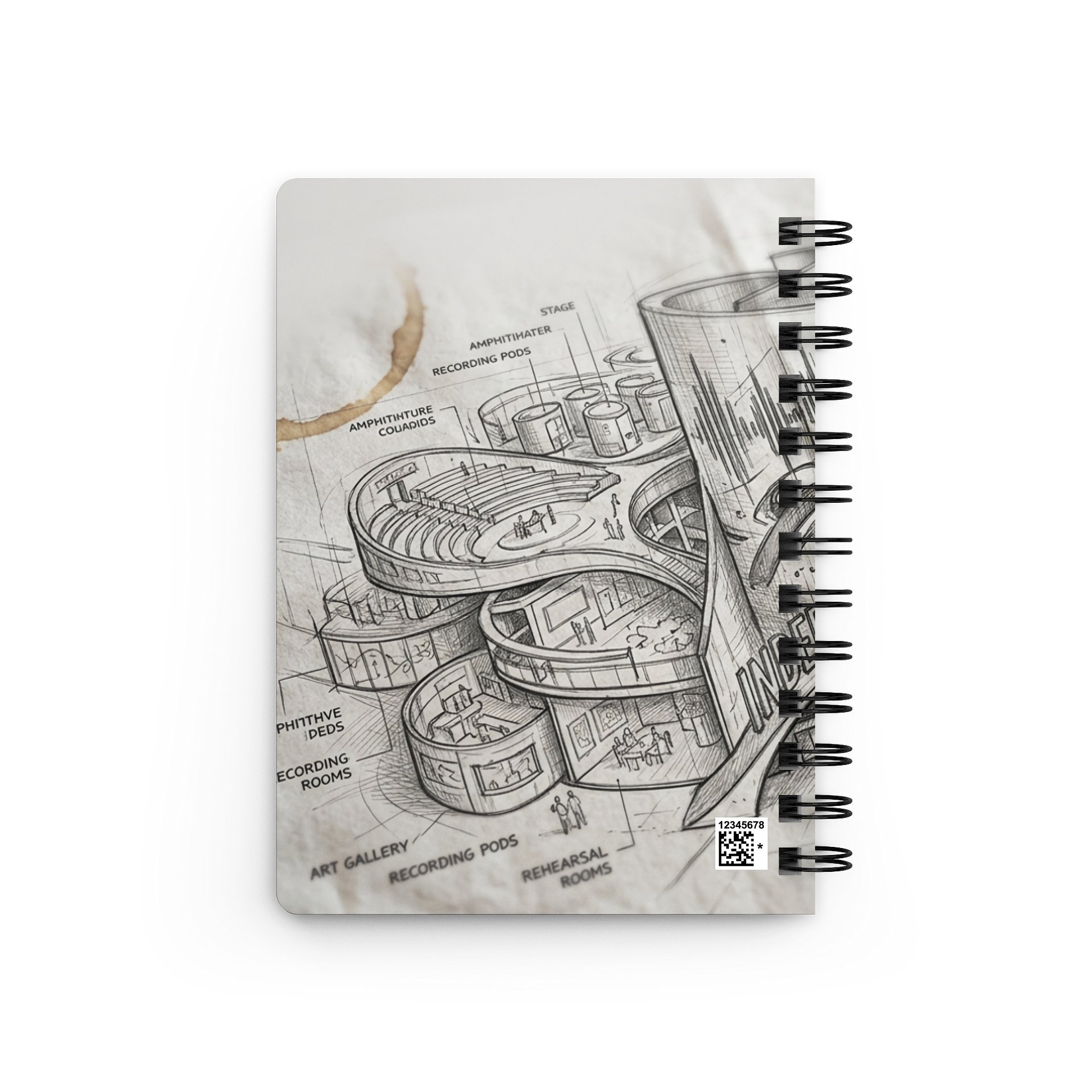 Spiral Bound Journal - Independent Music Art Edition product image (2)