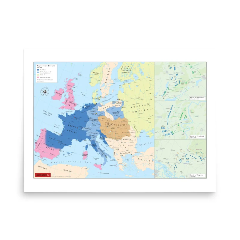 Napoleonic Europe 1809 - Poster product image (1)