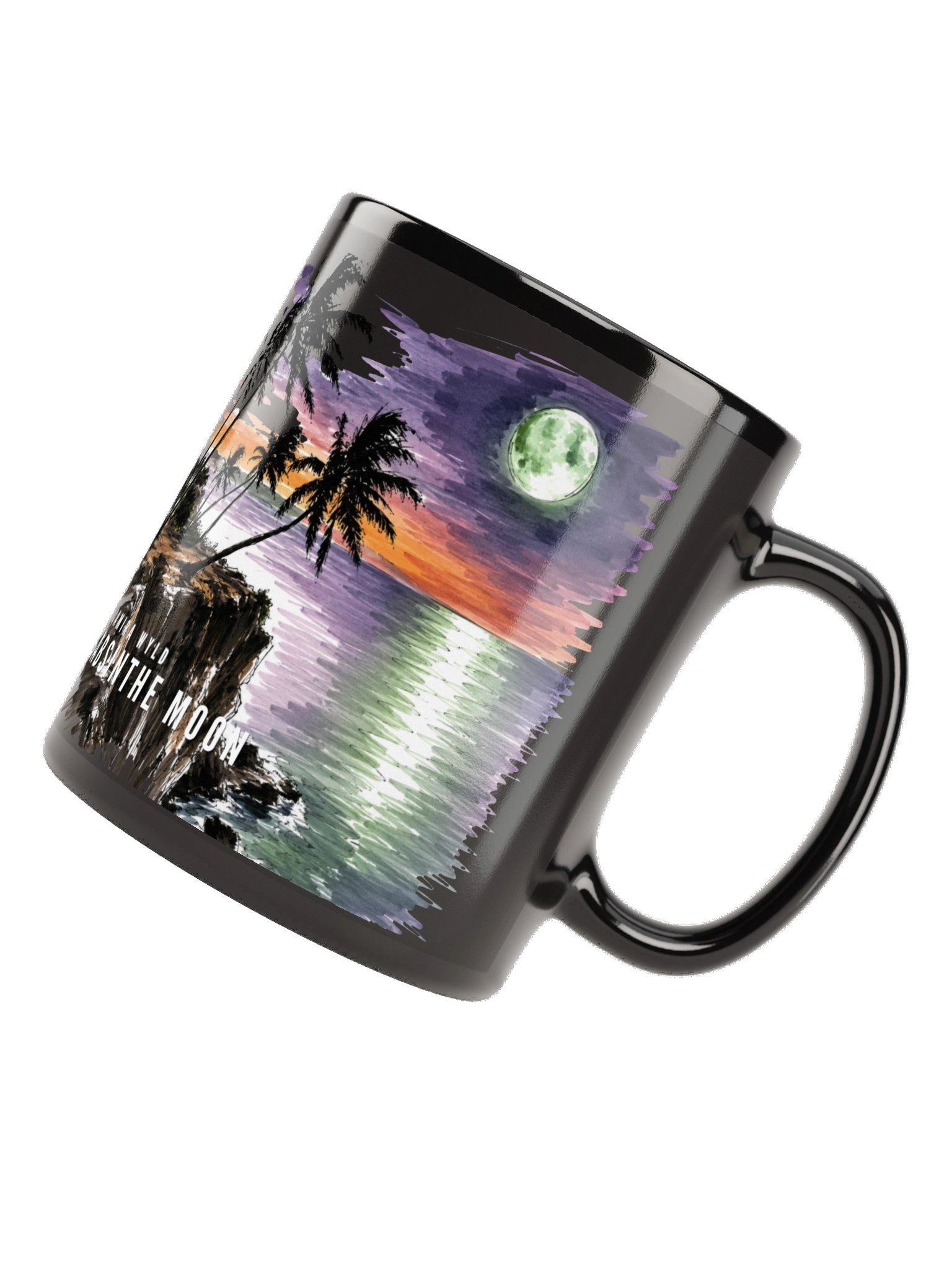Absinthe Moon Sketch Edition Black Mug product image (8)