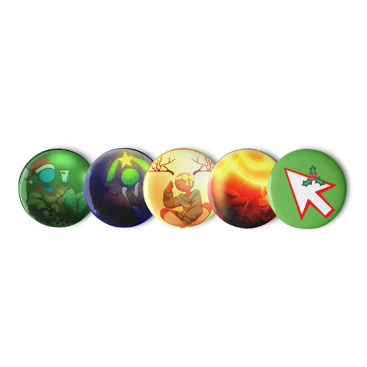 alan becker christmas pins product image (3)