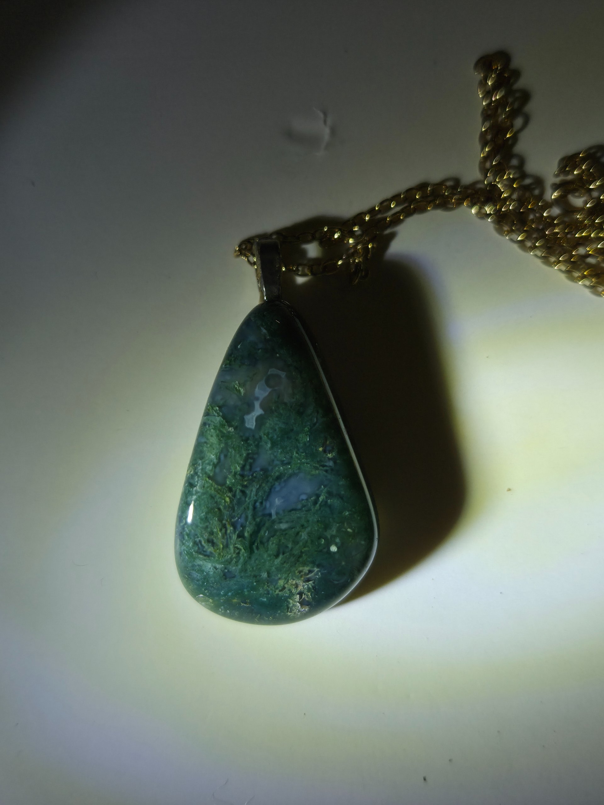 Moss Agate Necklace product image (1)