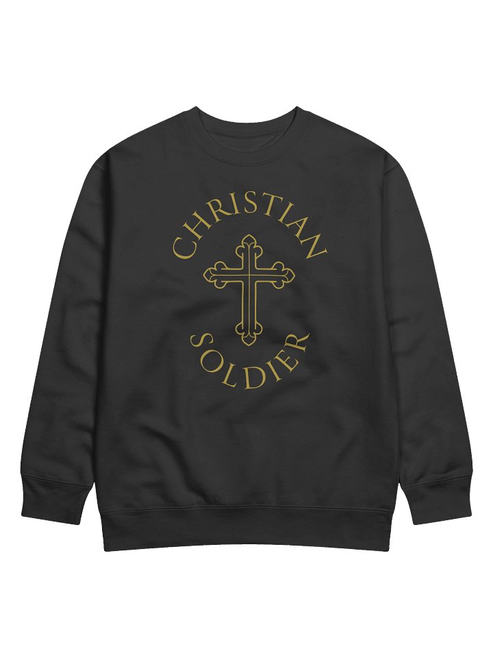 Christian Soldier Sweatshirt (Black) product image (1)