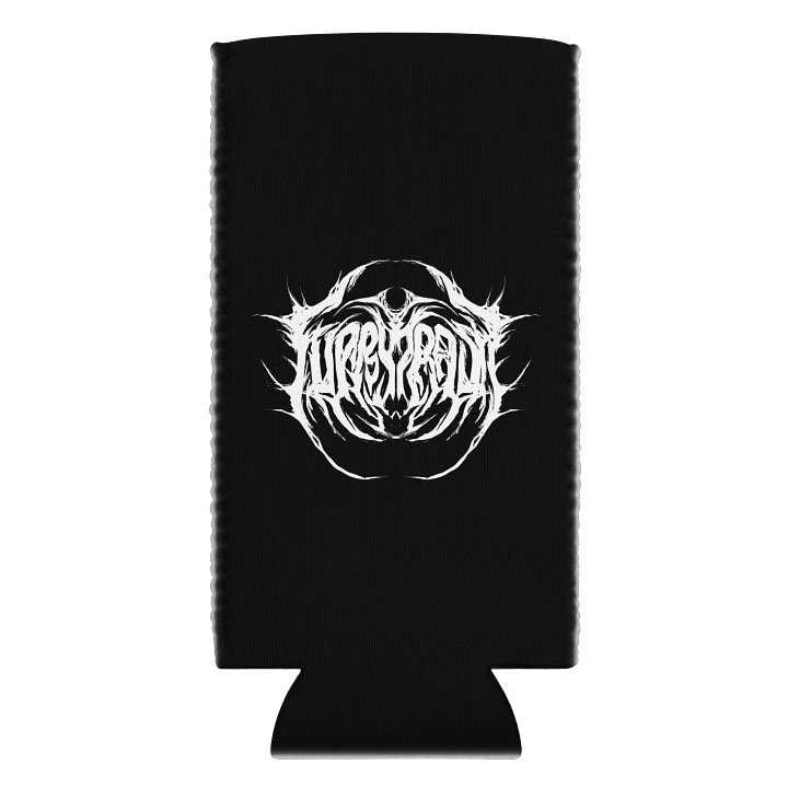 Metal Logo Koozie - White Print product image (2)