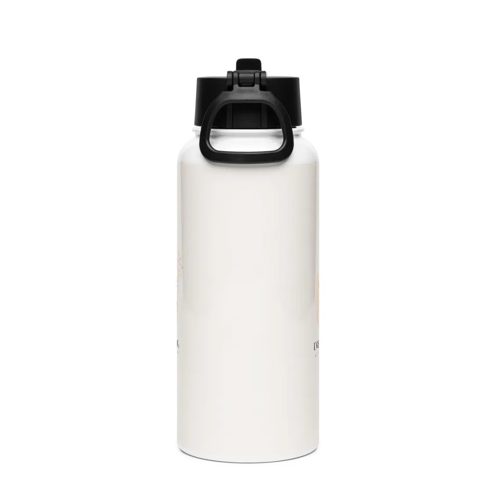Stainless Steel Water Bottle with a Straw Lid SWFB0146 product image (4)