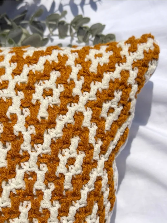 Crochet Mosaic Cushion Cover Pattern product image (7)