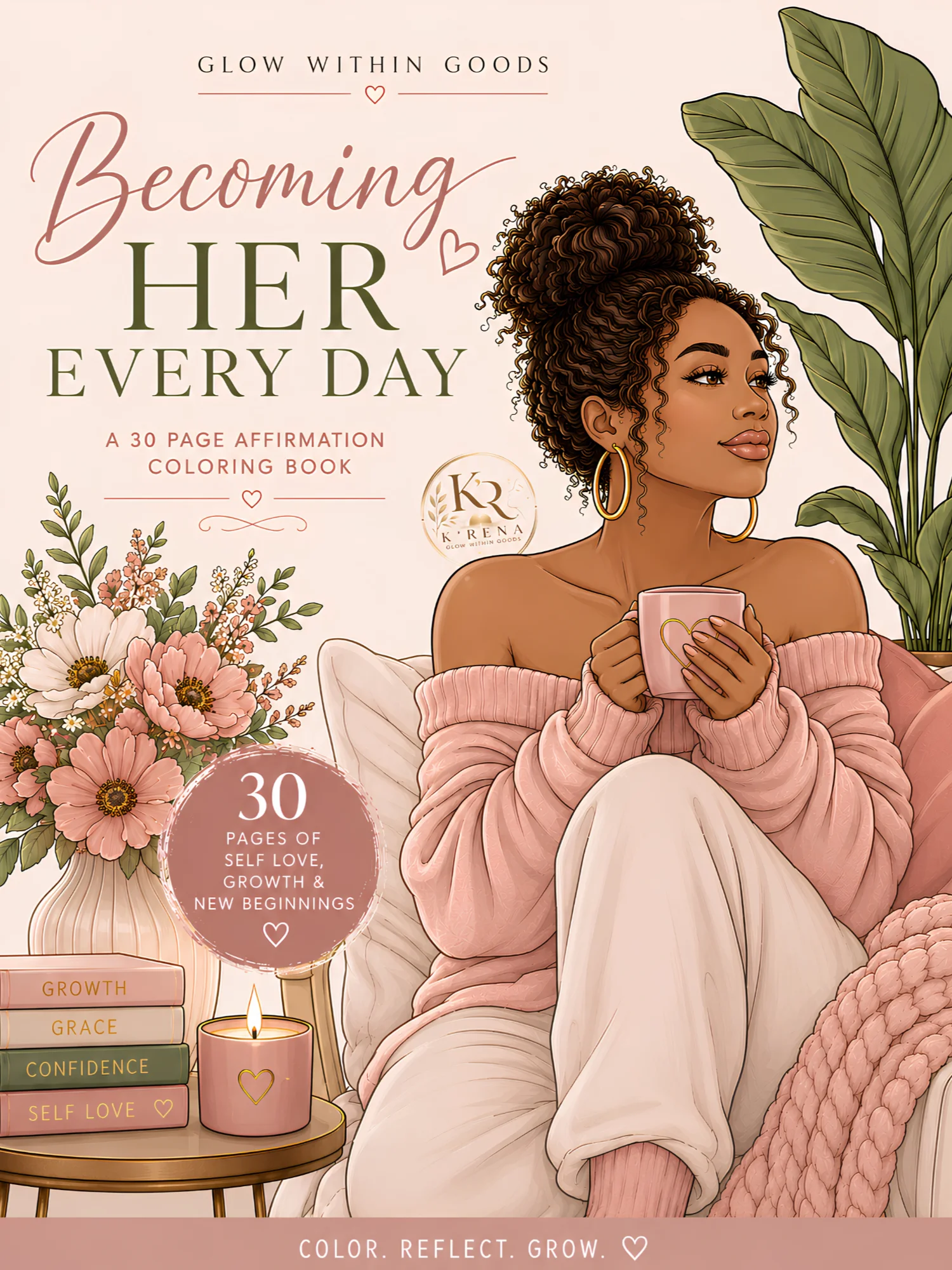 Becoming Her Every Day Coloring Book product image (1)