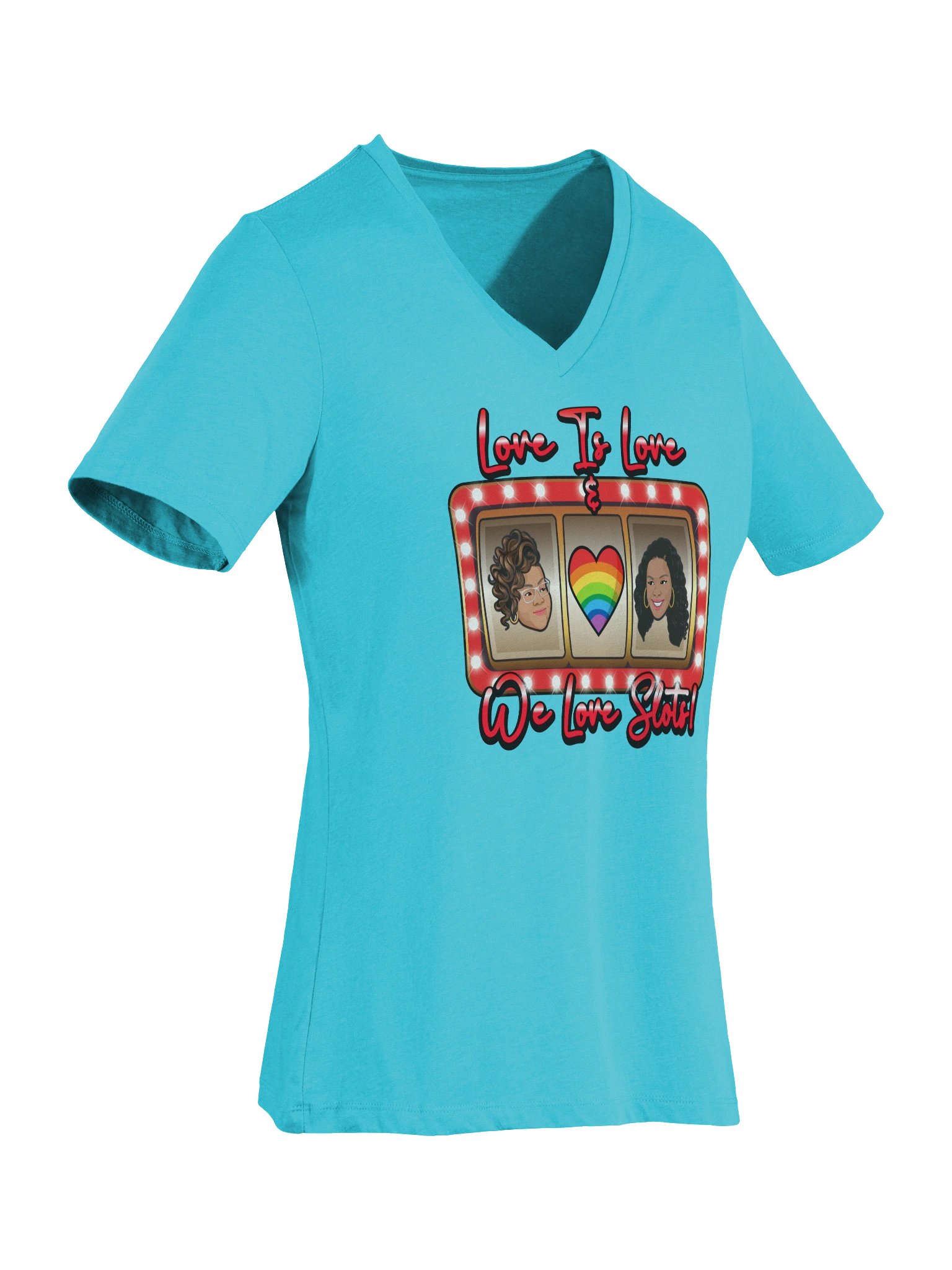 Love & Slots! Women's V-Neck product image (7)