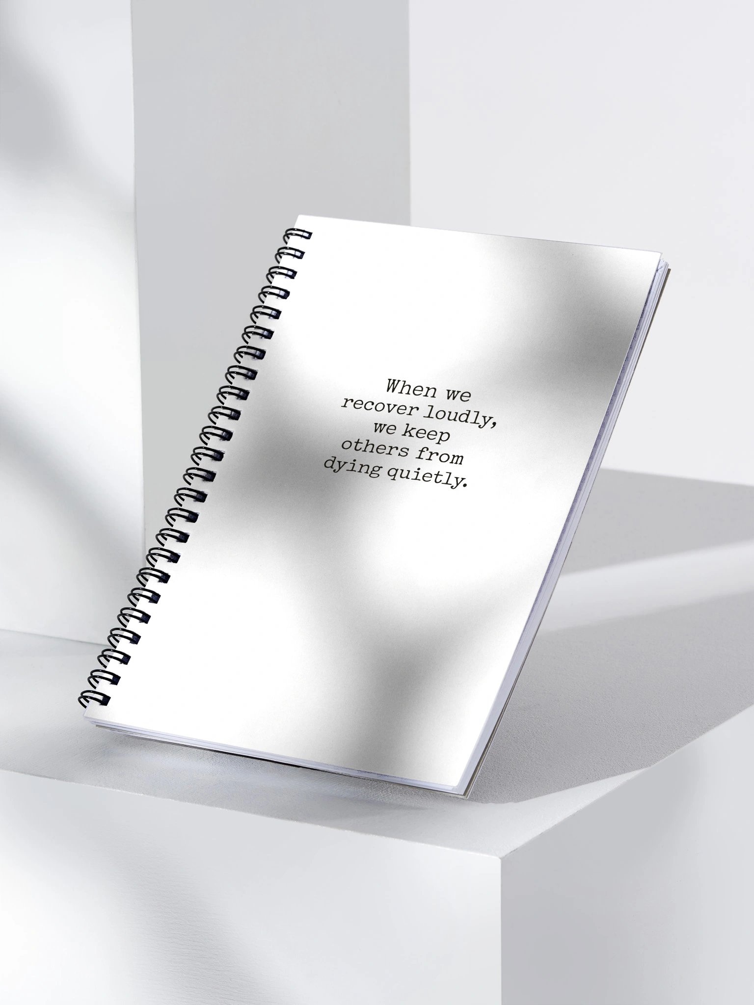 Recover Loudly Notebook product image (3)