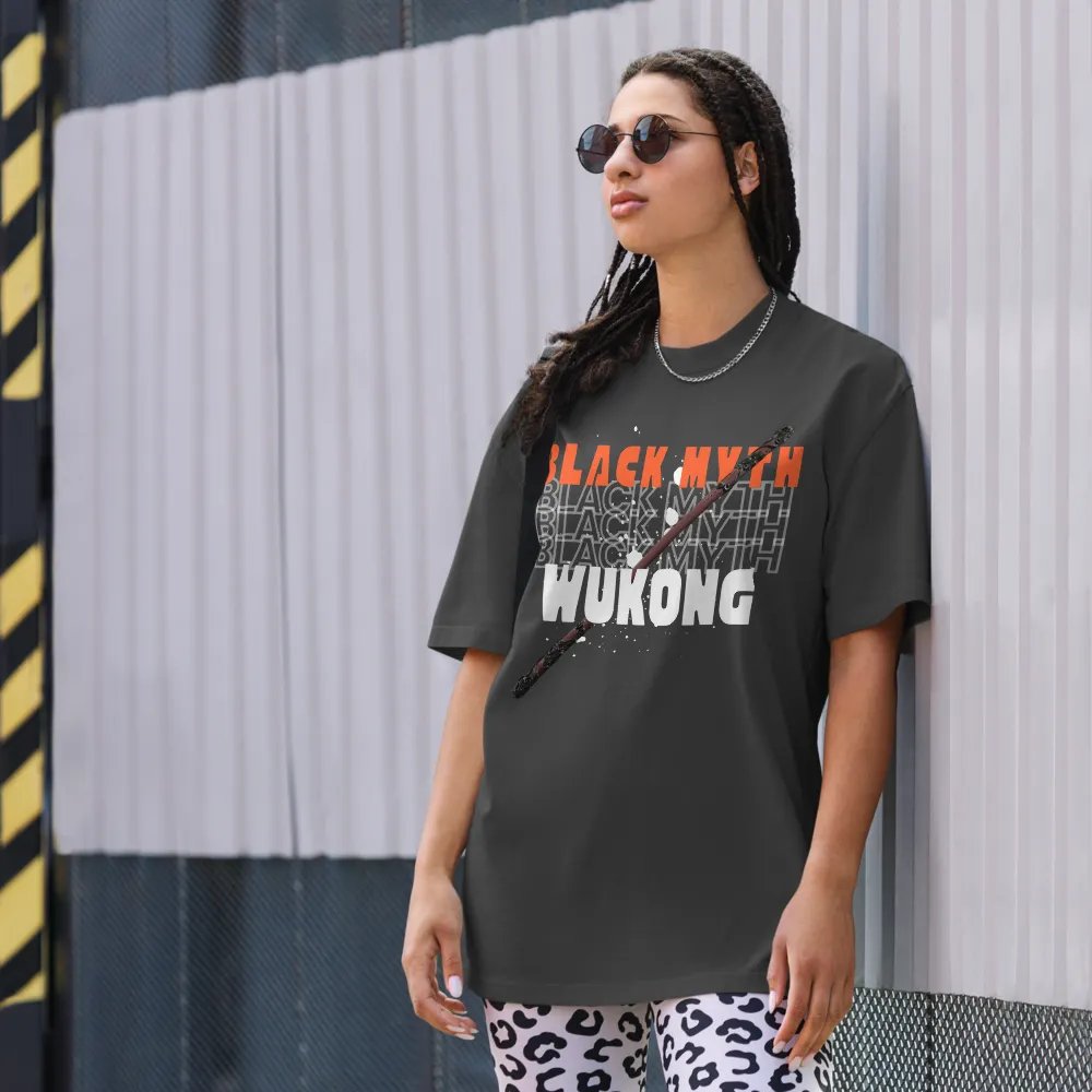 Wukong's Faded Myth Oversized Tee product image (2)