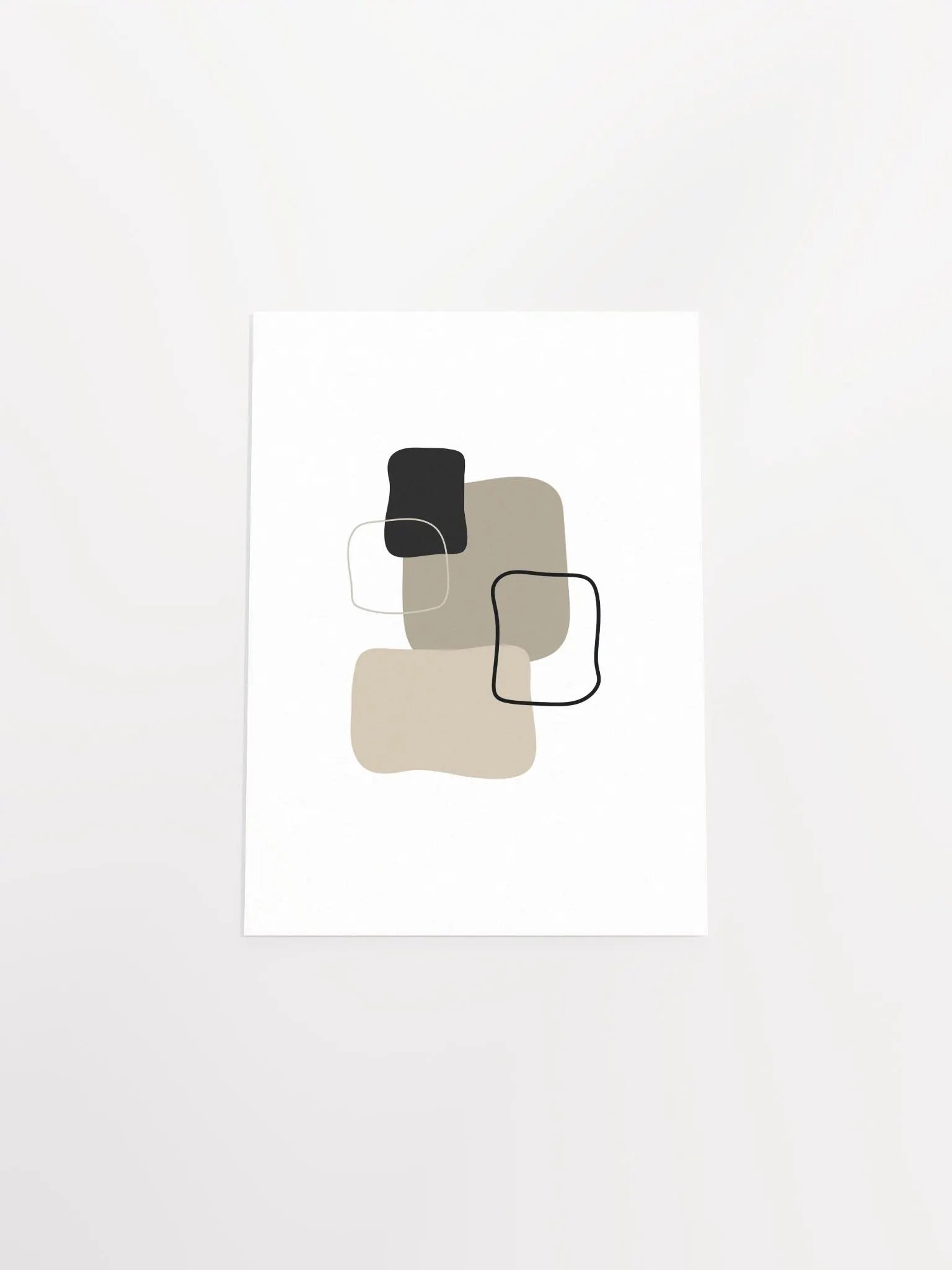 Organic Shapes Matte Poster (frame not included) product image (6)