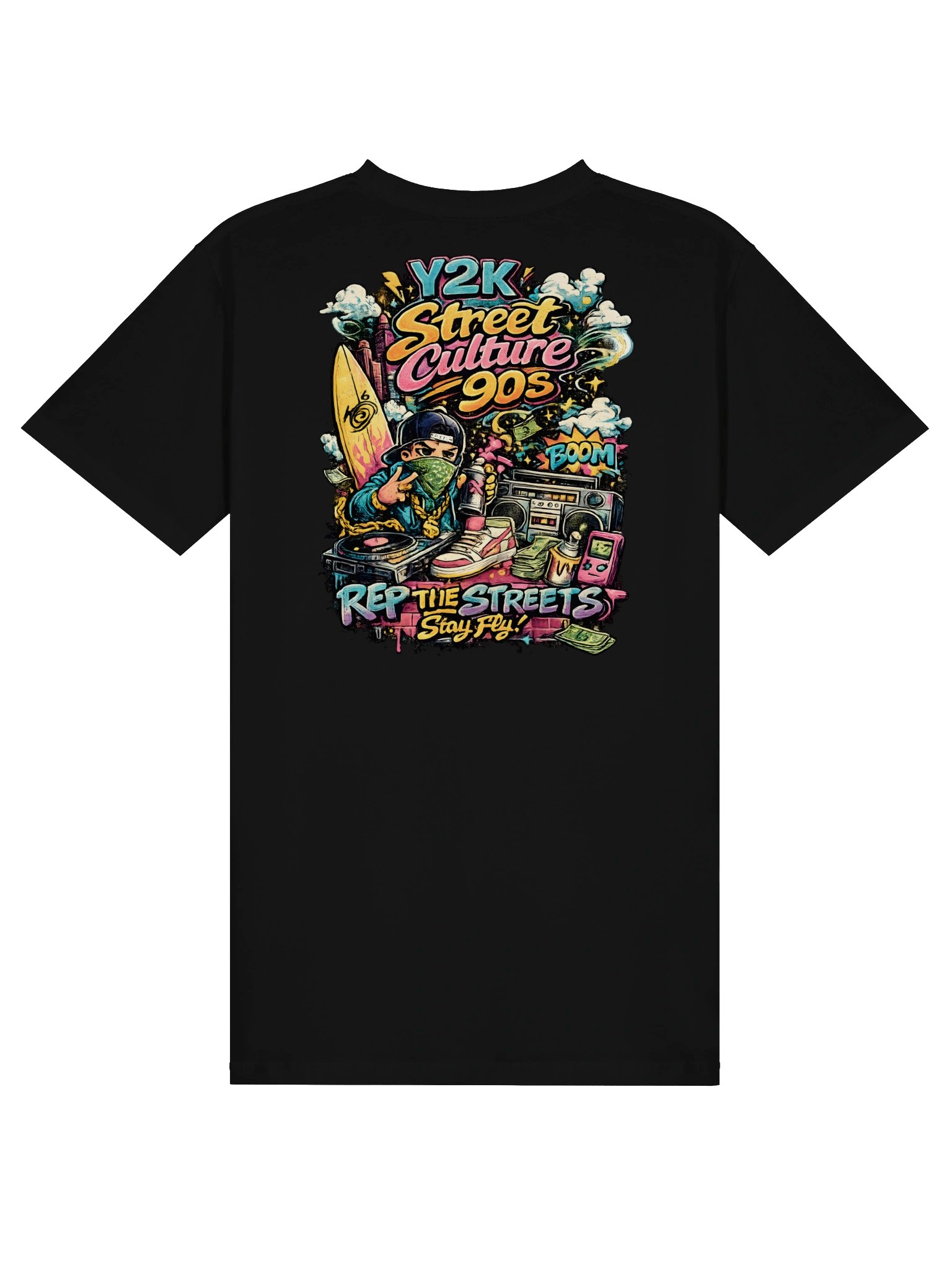 Y2K Street Culture Graffiti Tee product image (3)