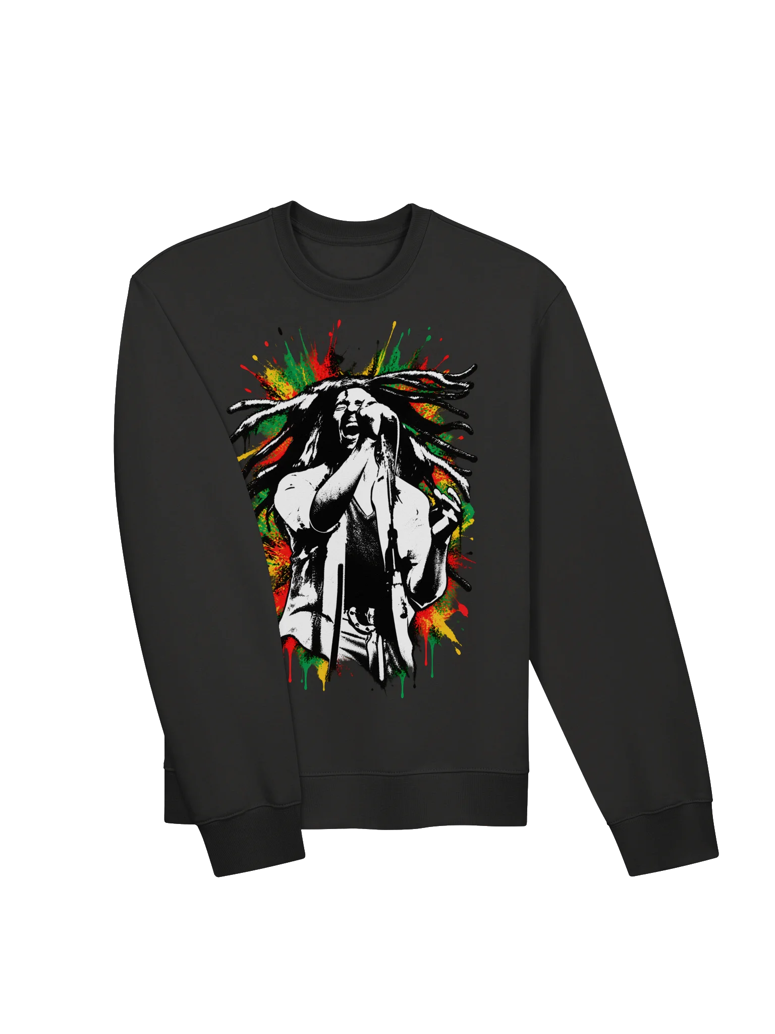 Rasta Mic Splash Oversized Sweatshirt product image (6)