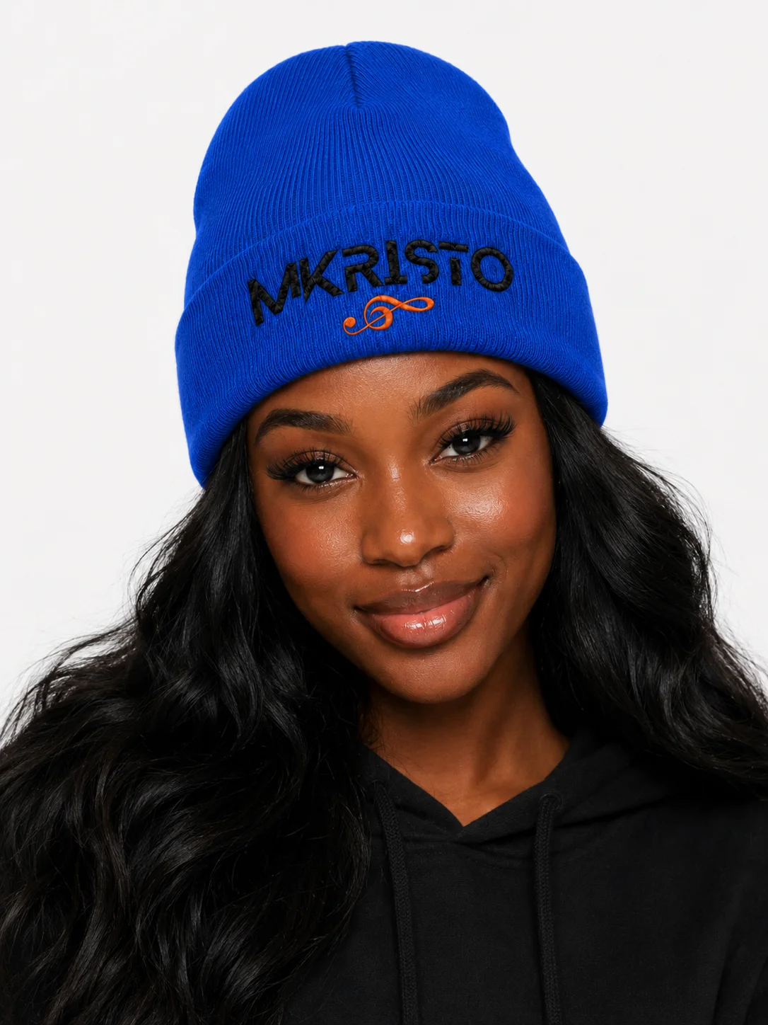 Blue MKRISTO Essential Knit Beanie product image (2)