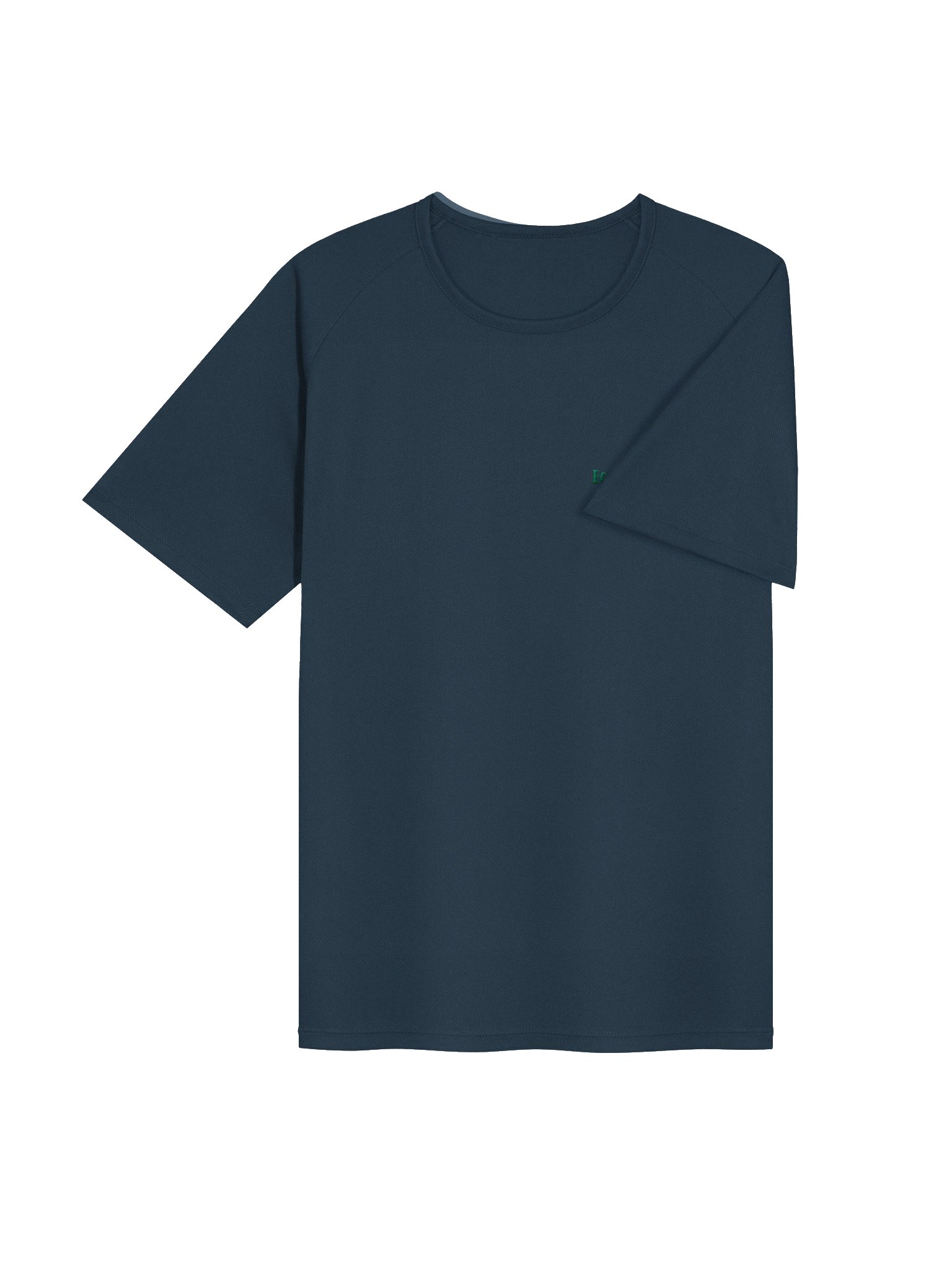EcoNaturalist Rainforest Field Shirt | Navy Performance Tee product image (4)