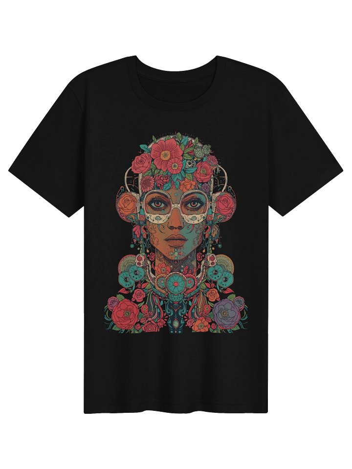 Psychedelic Floral Cyborg Supersoft Tee product image (1)