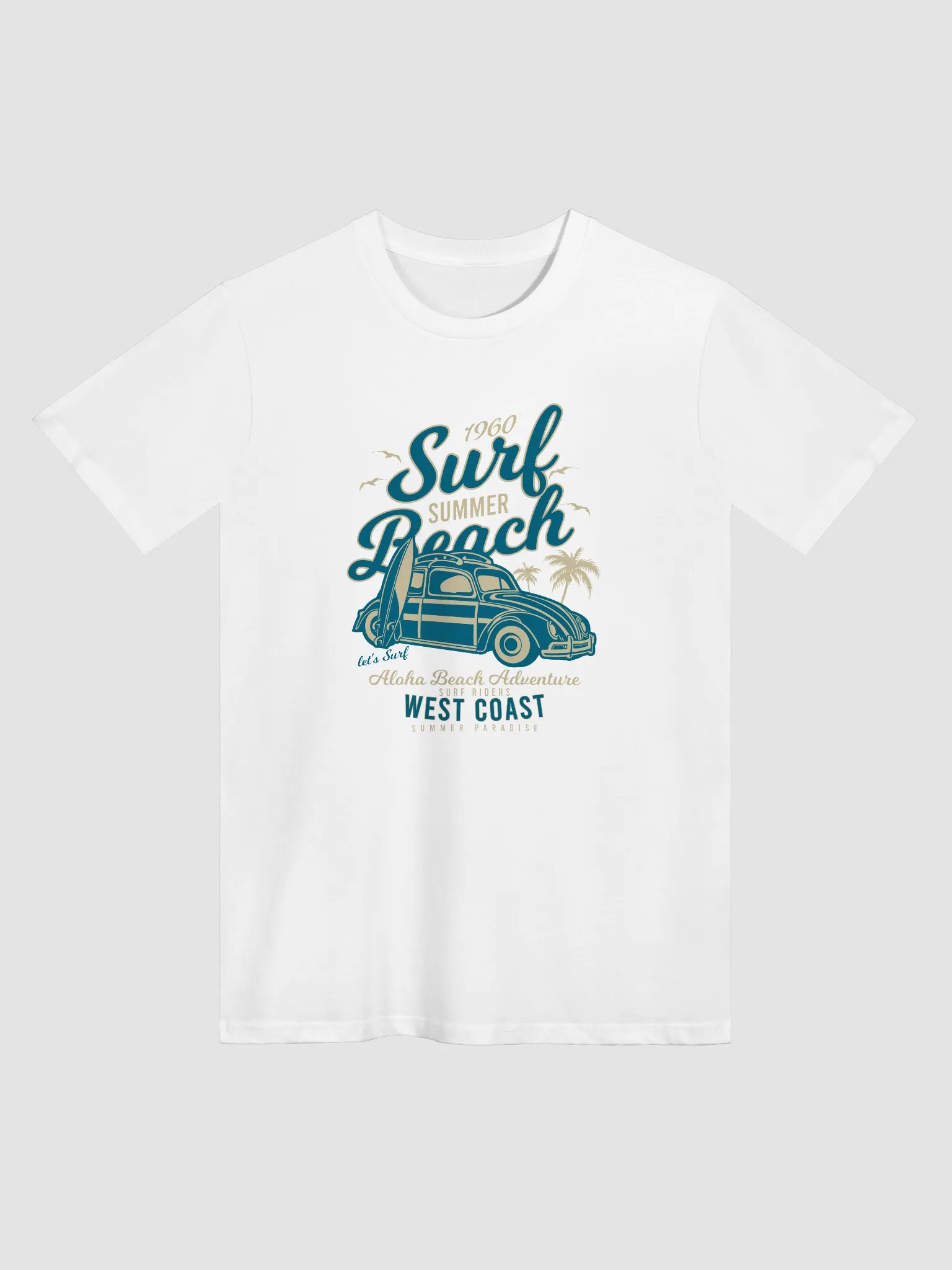 Vintage Surf Summer T-Shirt product image (5)