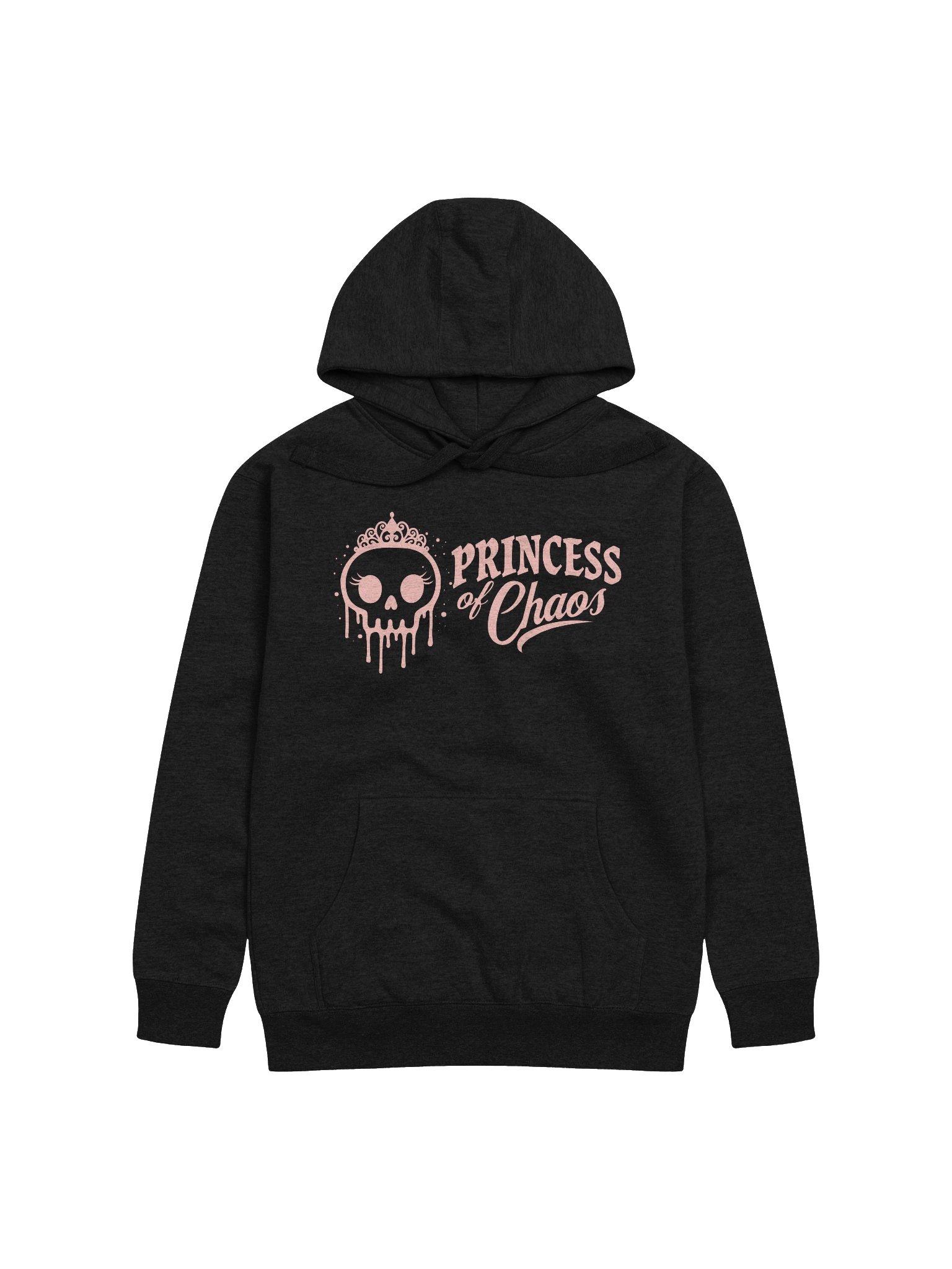Princess of Chaos Skull Hoodie - Pink product image (1)