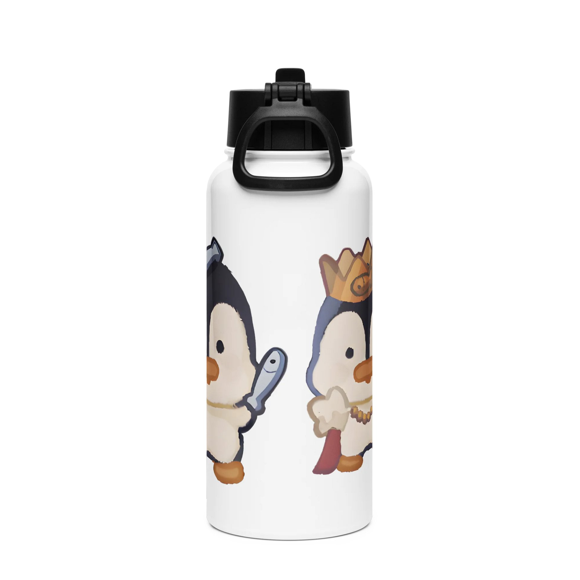 Purple Stainless Steel Water Bottle with a Straw Lid product image (2)