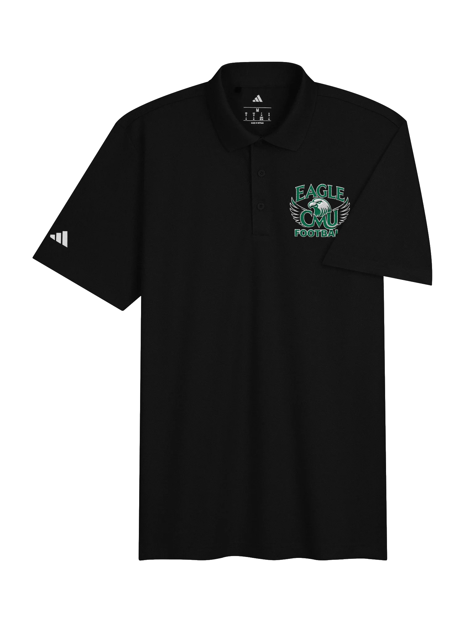 Eagle CMU Football Adidas Polo product image (9)