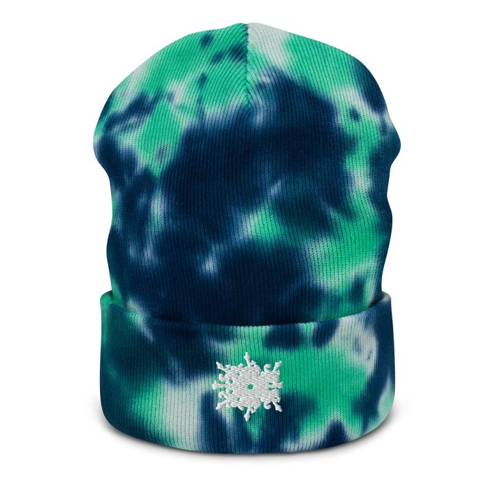 Snowflake Tie Dye Beanie product image (1)