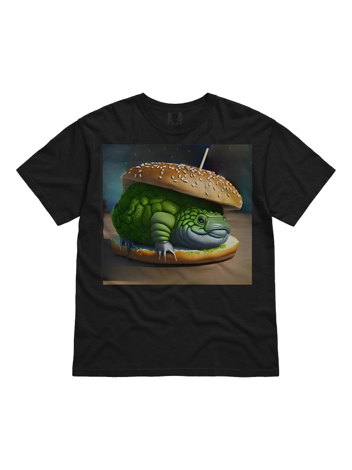 Tardigrade Burger Tee — “Water-Bear” Surreal Print product image (1)