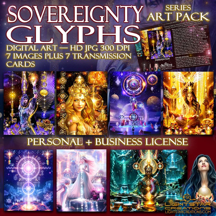 Sovereignty Glyphs Series Pack—Brand Frequency Activation Bundle (Personal + Business License) product image (2)
